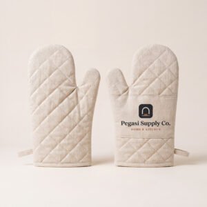 Cotton Oven Mitt Pair