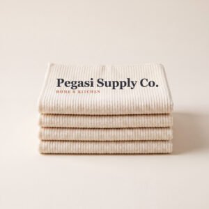 Cotton Ribbed Dishcloth Set of 4